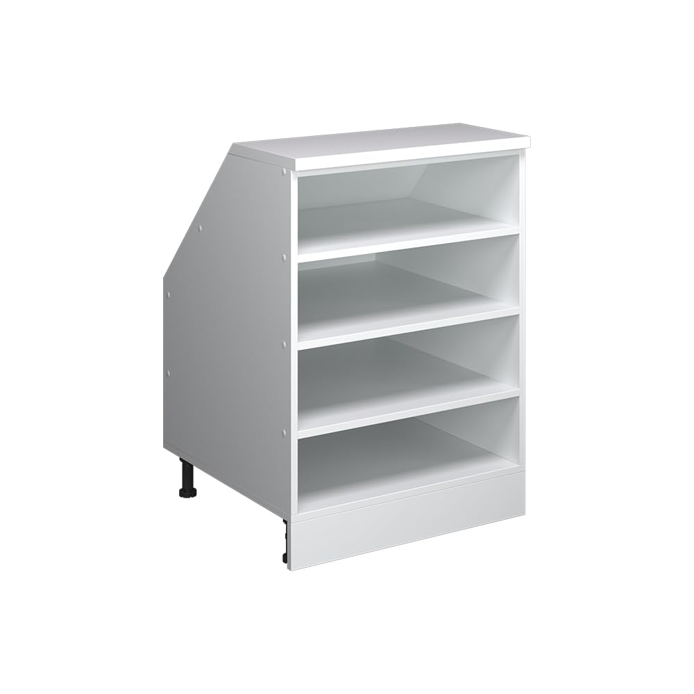 Vicco Sloping roof cupboard Rion, White/White — image 1