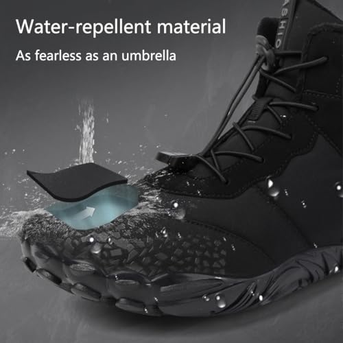 Barefoot Winter Shoes, Wide Toe Barefoot Winter Boots, Warm Casual Winter Barefoot Shoes, Non-Slip Sneakers4