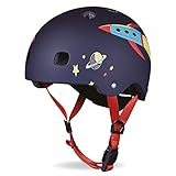 8 orificios de ventilación Casco Micro® v2 - Ultraligero 320gr, Luz Seguridad,, Casco y Almohadilla Interior de una Sola Pieza (Talla M (52-56 cm), Rocket)