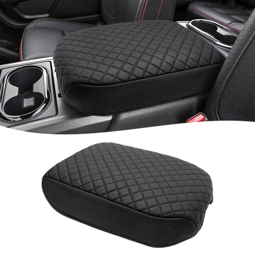 KBH Center Console Armrest Cover for Nissan Titan 2016-2024, Vinyl Leather Car Middle Console Lid...
