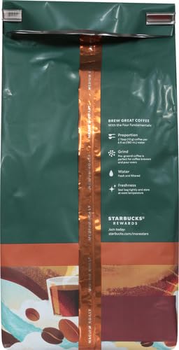 Image of Starbucks Ground Coffee, Medium Roast Hot or Iced Coffee, Breakfast Blend, 18 oz (Pack of 6)