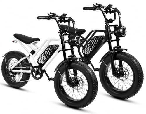 ESKUTE Electric Bike for Adult, 48V 20.8/41.6Ah Battery, 20"×4" Fat Tire with 1500W Motor E-Bike, Off-Road Ebike Up to 30+MPH, 7-Speed Beach Snow Trail Mountain Commuter for Beginner Cyclists V300 image 9