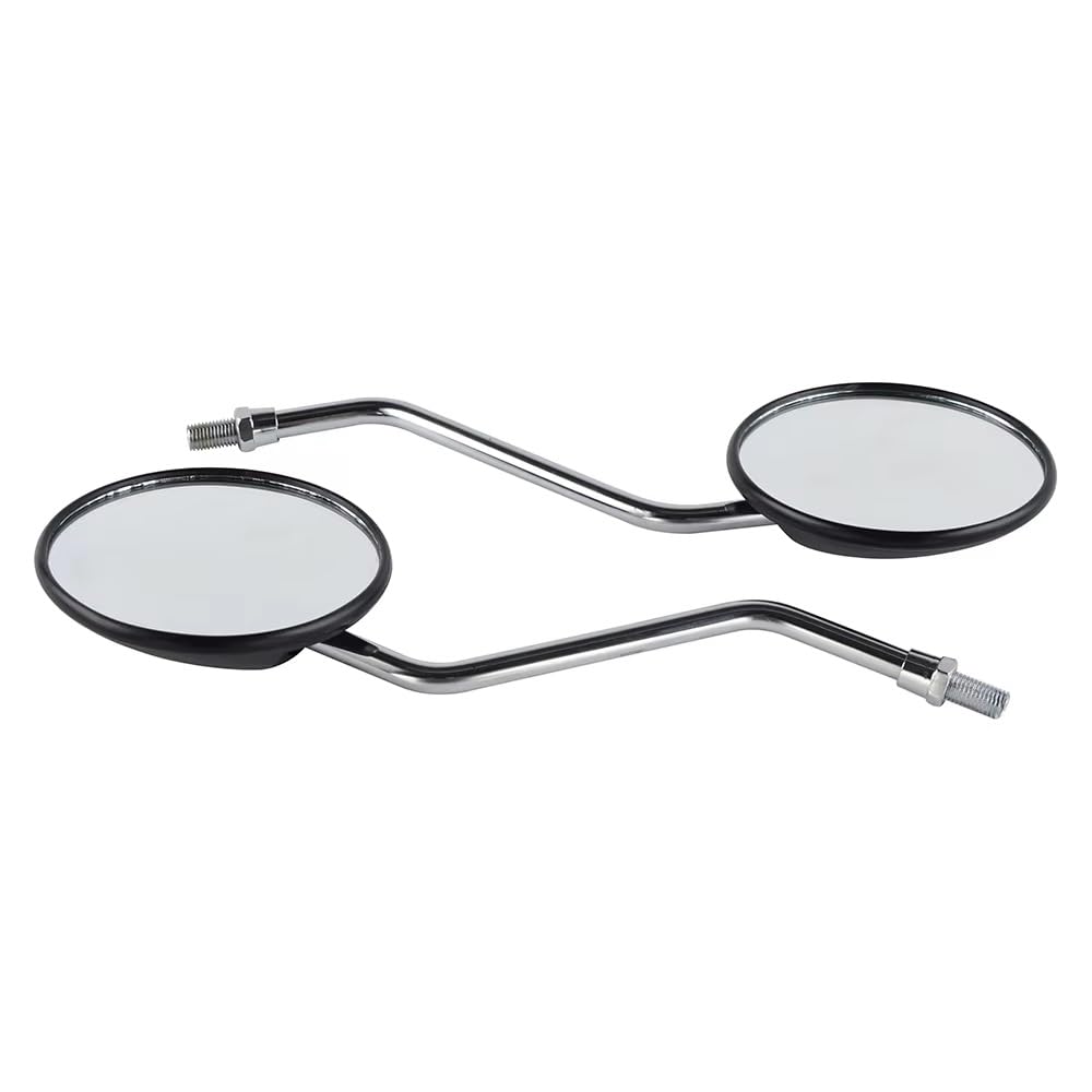 Rétroviseurs Moto Pour DT 175 250 360 400 Pour RD125 Pour RD200 Pour RD250 341-26290-10-00 Rétroviseurs Latéraux De Moto Rétroviseurs Rond Latéraux Moto