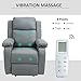 HOMCOM Electric Power Lift Recliner Chair Vibration Massage Reclining Chair with Remote Control and Side Pocket, Grey HOMCOM Electric Power Lift Recliner Chair Vibration Massage Reclining Chair with Remote Control and Side Pocket, Grey
