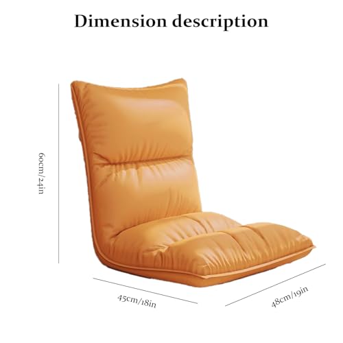 Fauteuil de jeu au sol bleu et canapé inclinable à 6 positions