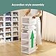 Wuciray 12 Schuhboxen Transparent Faltbar Shoe Box Schuhkarton Sneaker Regal Schuh Aufbewahrung Organisierer Ordnungssystem