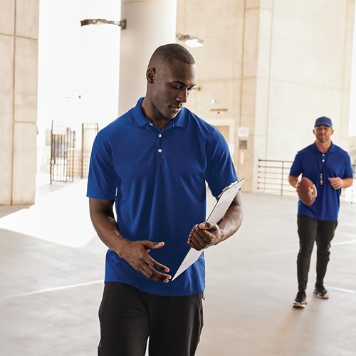 Men’s Personalized Polo Shirt with Embroidered Logo and Text, Custom Golf or Work Polo Shirt, Moisture Wicking Fabric, Breathable Material, Ideal for Business, Teams, Uniforms, Gifts4