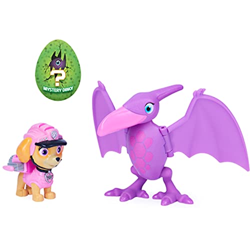 La Pat' Patrouille - 6058512 - Jeu Jouet enfant - Pack 2 Figurines Dino Rescue - Figurines Paw Patrol - Modèles Aléatoires