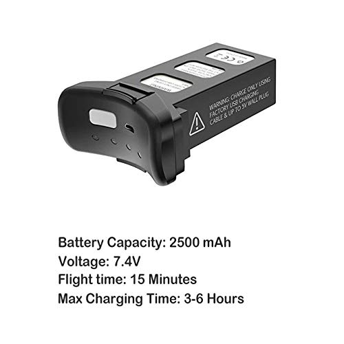 Anbee 7.4V 2500mAh Rechargeable Li-Po Battery Compatible with Holy Stone HS100 and HS100G RC Quadcopter Drone