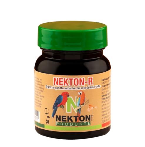 NEKTON R Vitaminpräparat mit Farbintensivierung für die roten Bereiche im Gefieder, 1er Pack (1 x 35 g)