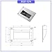 MDWXDOFP 1pcs 304 Stainless Steel Embedded Concealed Handle for Industrial Equipment Hidden Handle Design(XG01-074)