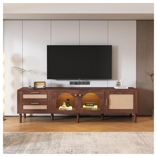 Jaxenor 180cm TV Schrank mit LED