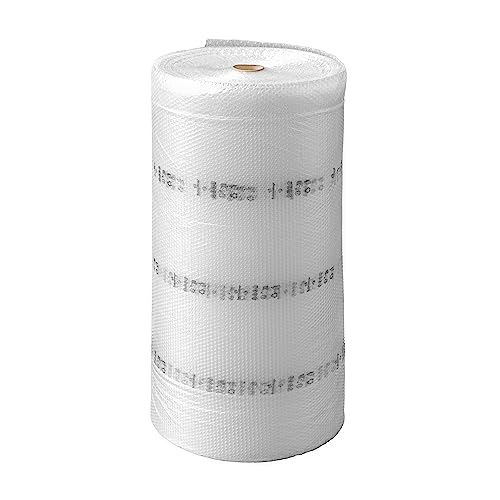 IMBALLAGGI 2000 - Pluriball Imballaggio 1Pz, 1x100mt 55gr/mq, Ideale per Spedizione Trasloco e Trasporto, Plastica con Bolle Valida, per Protezione Oggetti (1x100mt)