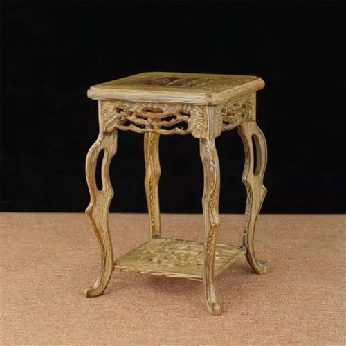 Socle de présentation bonsaï en acajou idée cadeau collectionneur - 7