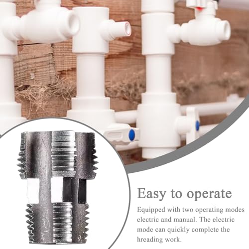 Fosador de tubo de água, ferramenta de fabricante de roscas - 2/1 de polegada e 4/3/3 polegadas de l