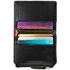 Levi's mens RFID Slim Everyday Card Case Wallet Black Card Case