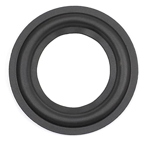Fielect 2Pcs 7.7inch/195mm Speaker Edge Surround Rings Replacement Kit for Speaker Repair or DIY Black