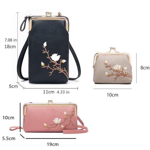 Indefinitet Women Sling Cross-Body Wallet with Mobile Cell Phone Holder,forever savour women sling cross-body wallet 7