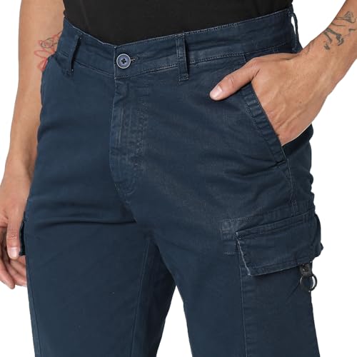 Image of Spykar Men's Regular Cargo Pants