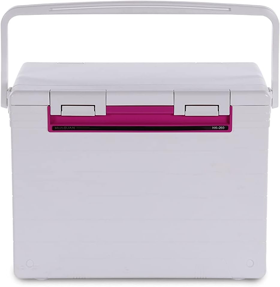 Fishing Tackle Box 26L Fishing Tackle Box Ultra-Light Fishing Gear Insulation Sea Fishing Box Fishing Box for Storing Fishing Accessories (Color : White Size : 56x27.5x36cm)