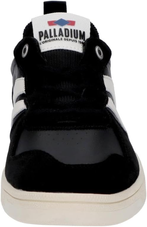 Palladium Unisex Pallacup Flame Leather Fashion Sneakers, Retro Leather Casual Walking Shoes with Gum Sole - Image 6