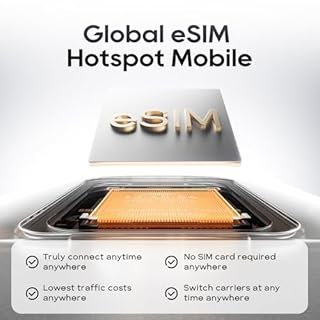 Point d'accès mobile portable, eSIM Global WiFi, aucune carte SIM/contrat nécessaire, 16 appareils, plus de 180 pays, routeur sans fil compact pour les voyages internationaux et les affaires 【5 Go