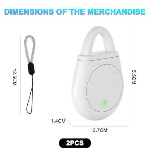 Dispositivo Repellente Per Zanzare A Ultrasuoni, Portatile, Fisico, Anti Zanzare, Affidabile, Elettronico, Versatile, Repellente Per Parassiti Per Interni Ed Esterni, 2 Pezzi, Colore: Bianco - 2