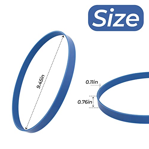 11 Inch Urethane Band Saw Tires - Replacement For Shopsmith 10E 10Er Band Saws - No Adhesive Needed - Shopsmith Bandsaw Parts (2 Set) #TOP1