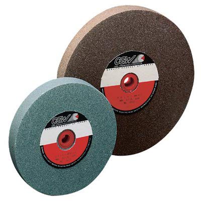 CGW Abrasives 35005 Bench Wheels, Green Silicon Carbide, Carton Pack 10EA/CTN (1 Carton)