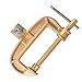 Violiica Welding Ground Clamp 1000A Brass G-Shape C-Clamp for Welding Machine Industrial Applications, Automotive Manufacturing, Shipyards