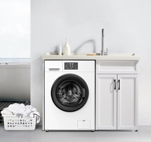 5 Cu.Ft All in One Washer and Dryer - 1500W Clothes Dryer with Stainless Steel Tub, Front Load Tumble, LCD Touch Panel - Compact Drying Unit for Laundry, Apartments, Dorms, White