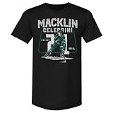 500 LEVEL Macklin Celebrini San Jose Player Name Men's Premium T-Shirt (Tri Black, Medium)