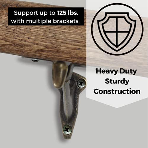 Handrail Bracket Stair Wall Mounted Antique Copper, 3 Pack | Howtool #TOP2