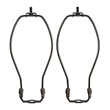 Akzeptiert standard1/4 sourcing map 2 Pack Lampe Harpo Halter 6 Zoll Chocolat für Tisch Boden Lampen DE de