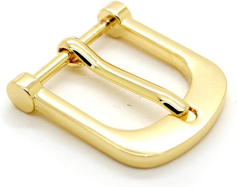 CRAFTMEMORE 4pcs 1 Inch Metal Belt Buckle Single Prong Buckles Leather Craft Accessories SC53- Pick Color (Gold) - Image 4