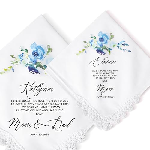Custom Lace Wedding Hankie for Bride