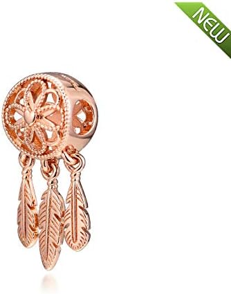 PANDOCCI 2019 Pre Autumn Rose Spiritual Dreamcatcher Bead 925 Silver DIY Fits for Original Pandora Bracelets Charm Fashion Jewelry - Image 3