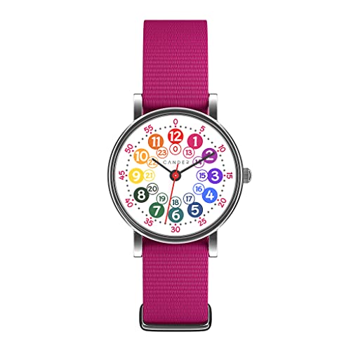 Cander Berlin MNA 1030 M Kinderarmbanduhr Kinderuhr Armbanduhr Mädchen Armbanduhr Uhr 12-/24-Stunden