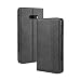 Produktbild LAGUI Handyhülle für LG G8X ThinQ, Leder Flip Case Schutzhülle für Handy mit Kartenfach Stand und Magnet Funktion als Brieftasche Kompatible with LG G8X ThinQ, schwarz