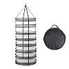 Arlopu 8 Schichten Mesh Aufhängen Trockennetz,klappbar Trocknungsnetz, Pflanzentrocknungsnetz mit 60 cm Durchmesser für…