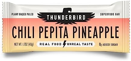 Thunderbird Energy Bars — Gluten-Free Protein, Pineapple Chili