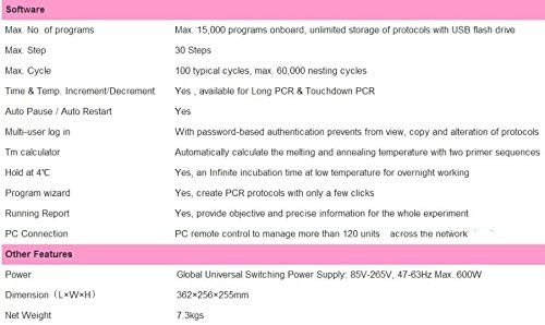 GOWE Touch Screen gradient FAST Thermal Cycler PCR max.heating/cooling rate 6¡ãc/s