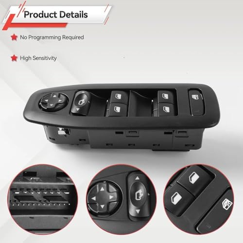 Commande lève-vitre électrique Peugeot 208 2008 1.6 HDI 2013-2019