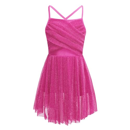 Combinaison de danse lyrique anti-irritation, justaucorps avec tutu rose pour fille 12 ans