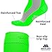 Compression Socks for Women and Men 20-30mmHg Knee High - Graduated Support Medical Compression Stockings for Circulation during Travel, Airplane, Flights - Green, X-Large - A601