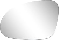 Vista 1 de BOOLEE Espejo de repuesto para VW Volkswagen R32 EOS GTI Rabbit Jetta Passat Driver lado izquierdo plano retrovisor con adhesivos