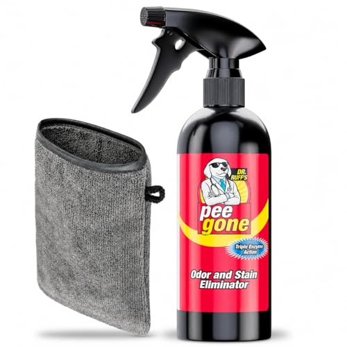 Dr. Ruff’s Pee Gone Pet Stain & Odor Eliminator, Multi-Surface Enzyme Cleaner Spray for Home,...