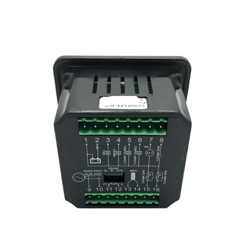 Controlador de generador DC20D MKII panel de control programable para grupos electrógenos 3
