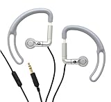 iHip Sport Earphones with Volume Control (Silver)
