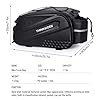 ThinkRider Bike Bags for Bicycle Rear rack 14L Hard Shell Waterproof Bike Ebike Trunk Pannier Saddle Seat Bag Carrier with Reflector, Rain Cover & Shoulder Strap for Commuter Travel Outdoor #2